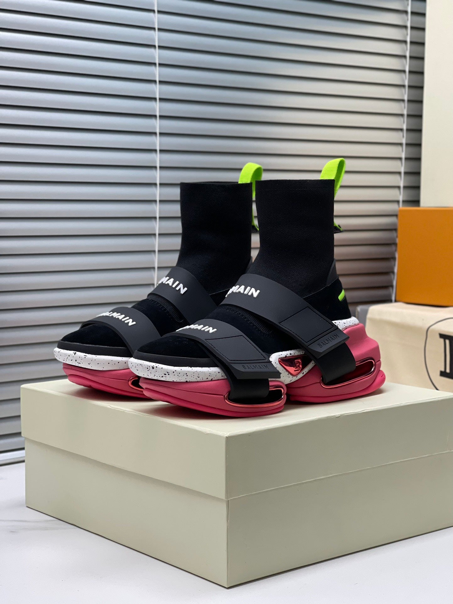 Balmain B-Bold High-Top