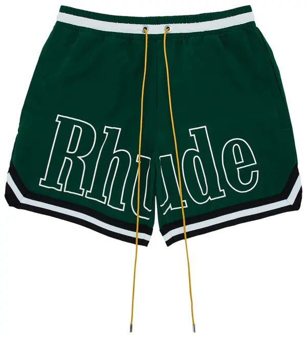 Rhude Basketball Logo Swim Short