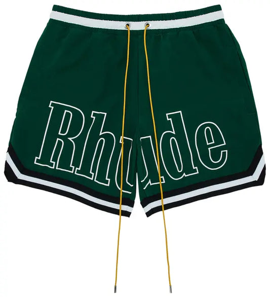 Rhude Basketball Logo Swim Short