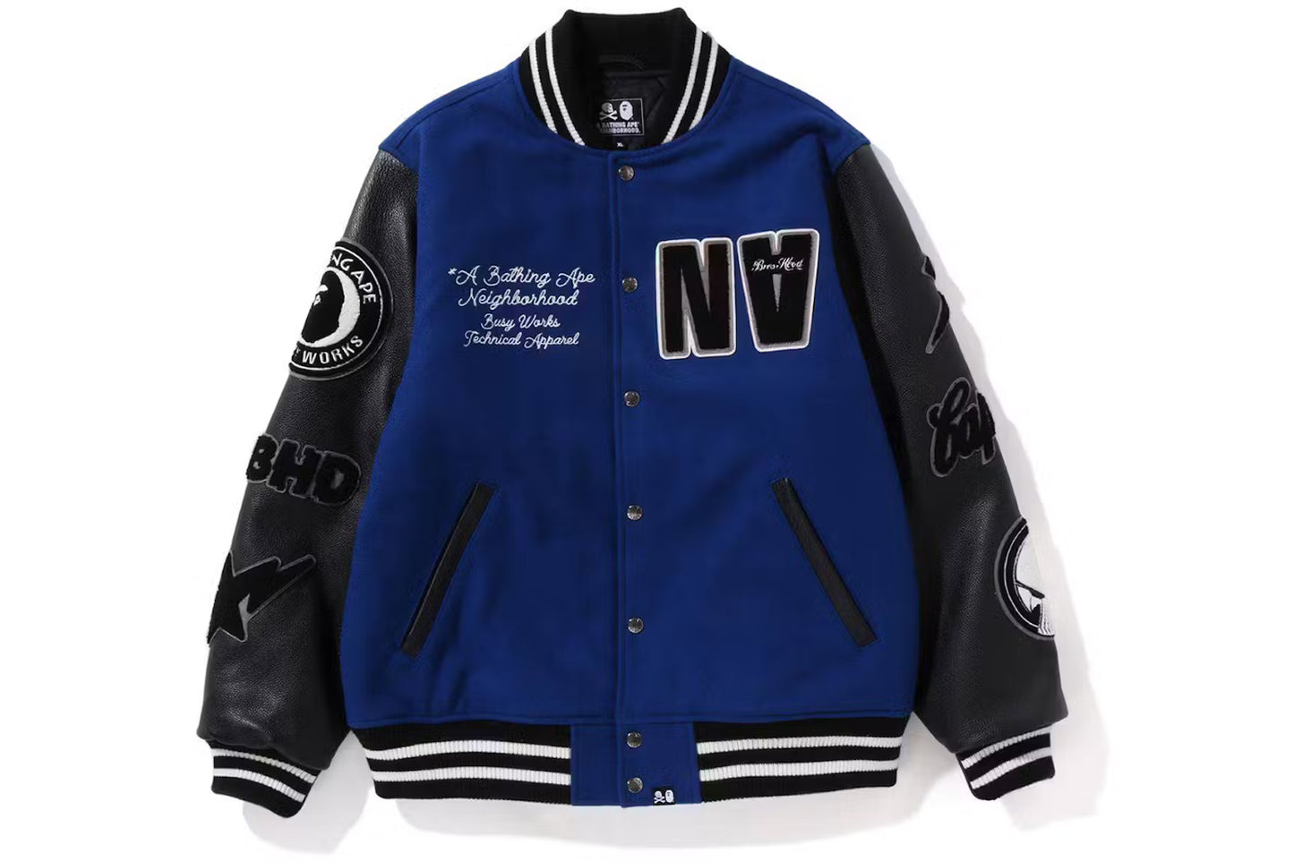 BAPE x Neighborhood Varsity Jacket