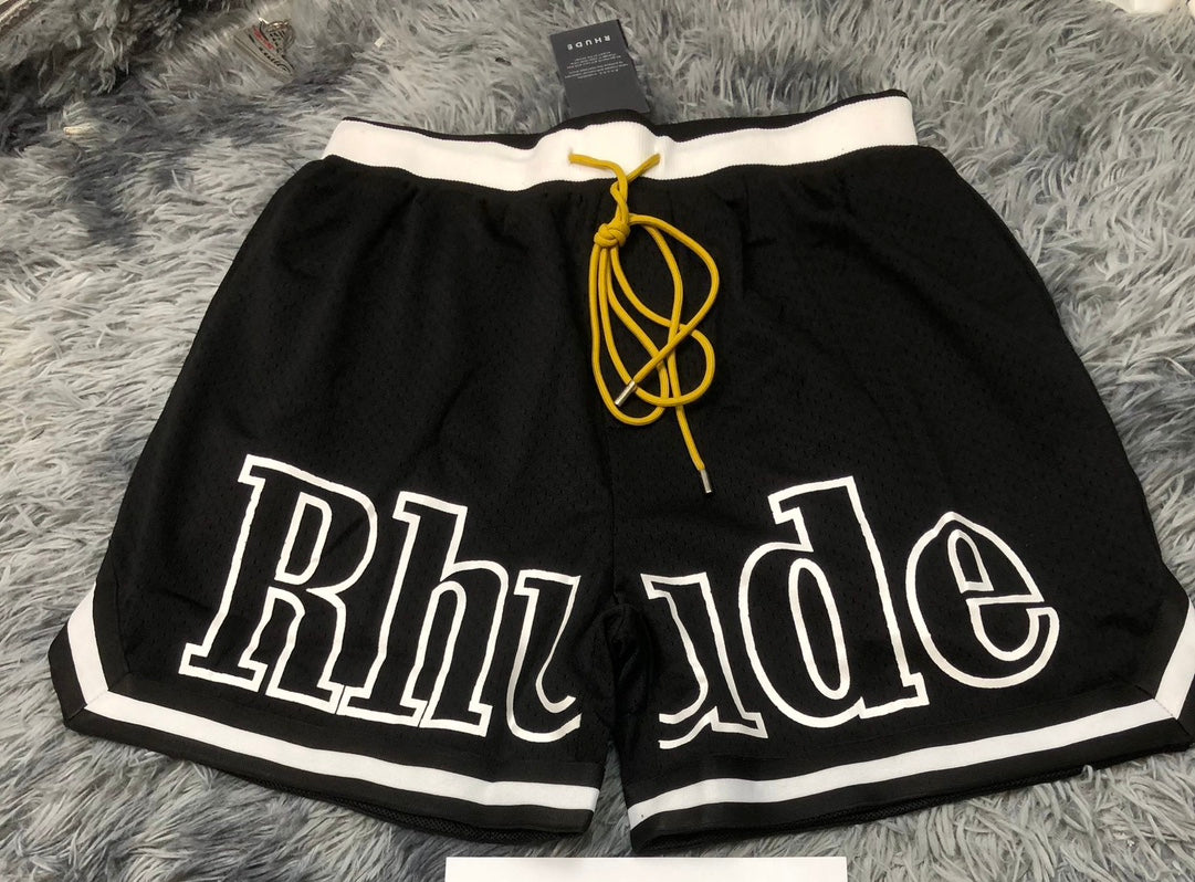Rhude Basketball Logo Swim Short