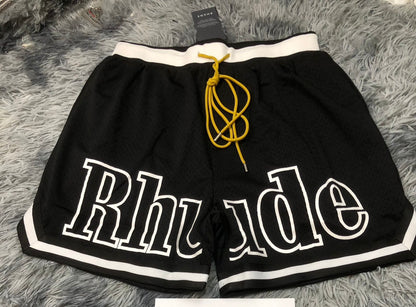 Rhude Basketball Logo Swim Short
