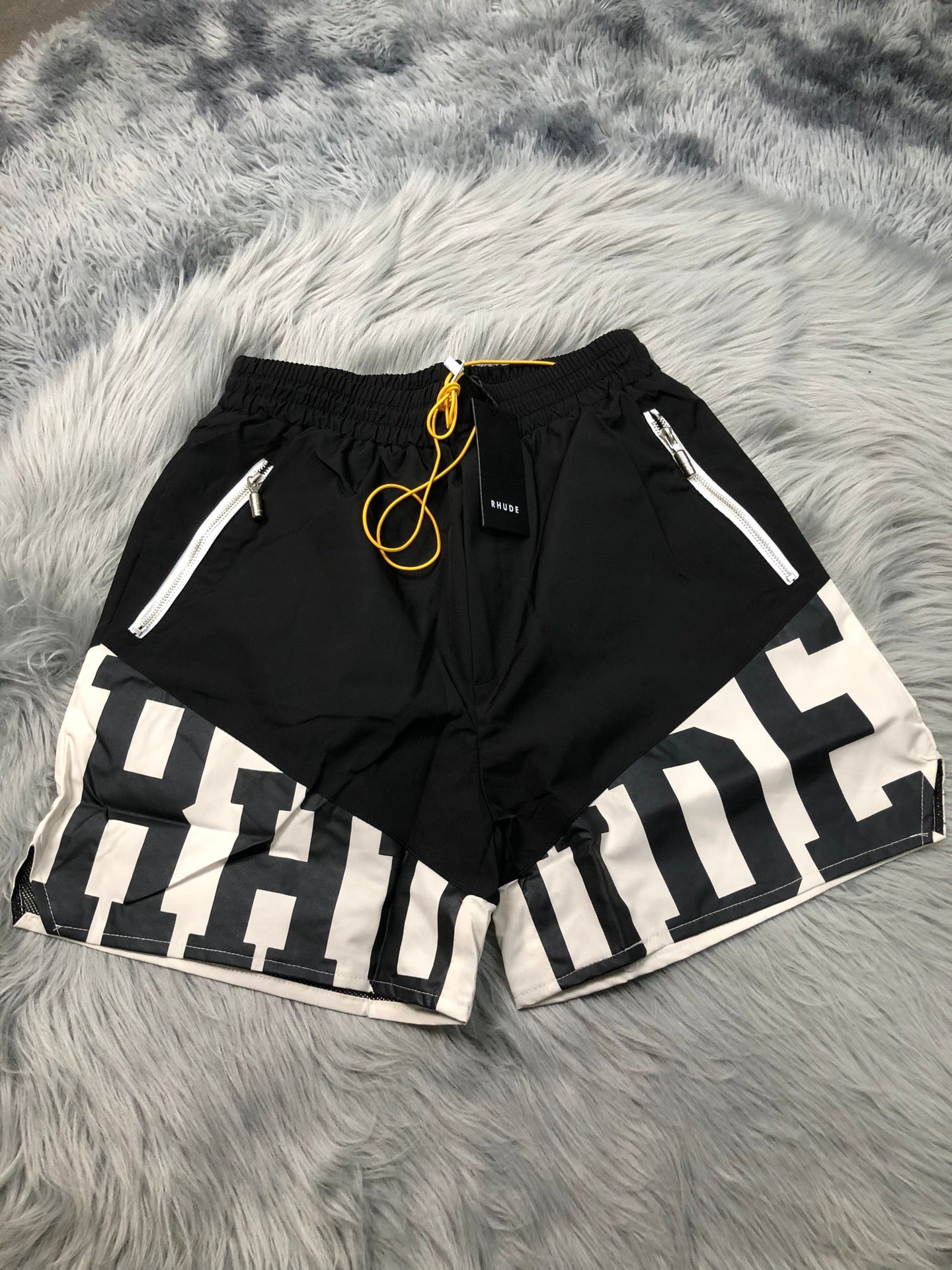 Rhude Basketball Logo Swim Short