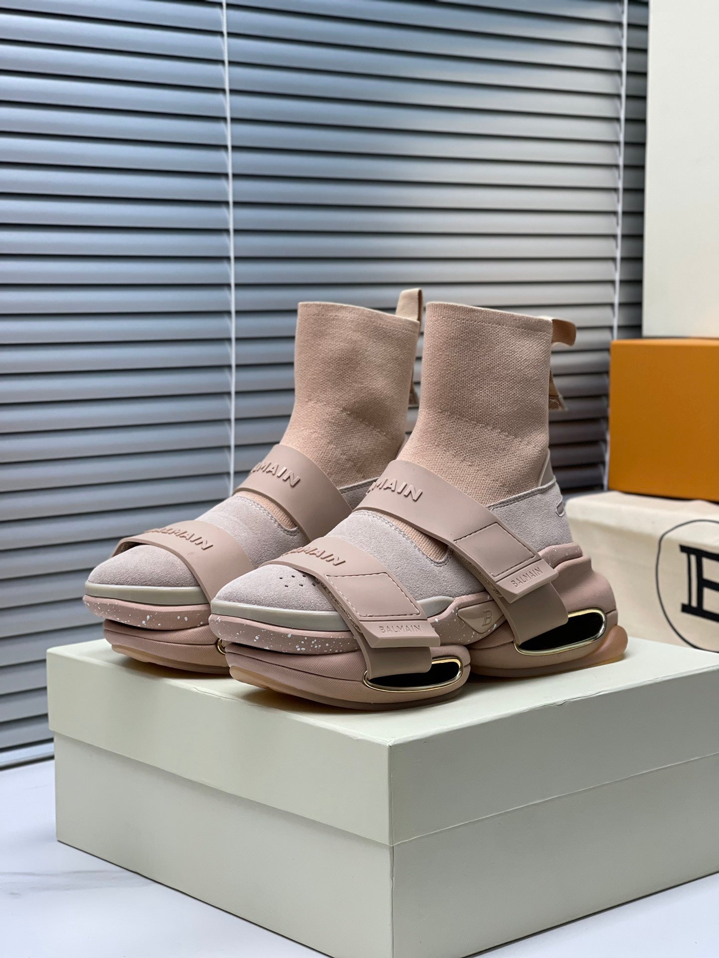 Balmain B-Bold High-Top