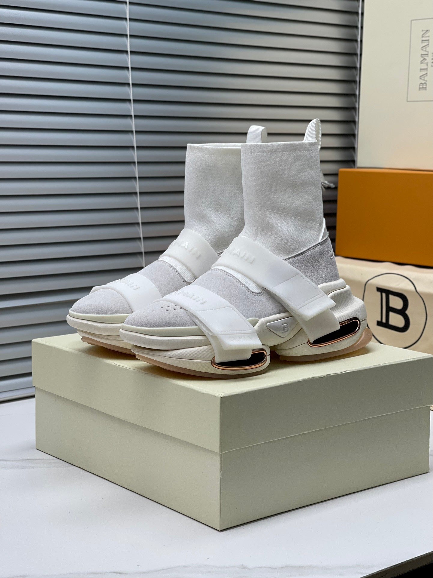 Balmain B-Bold High-Top