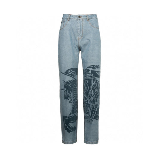 Burberry Logo Jeans 'Denim Blue'