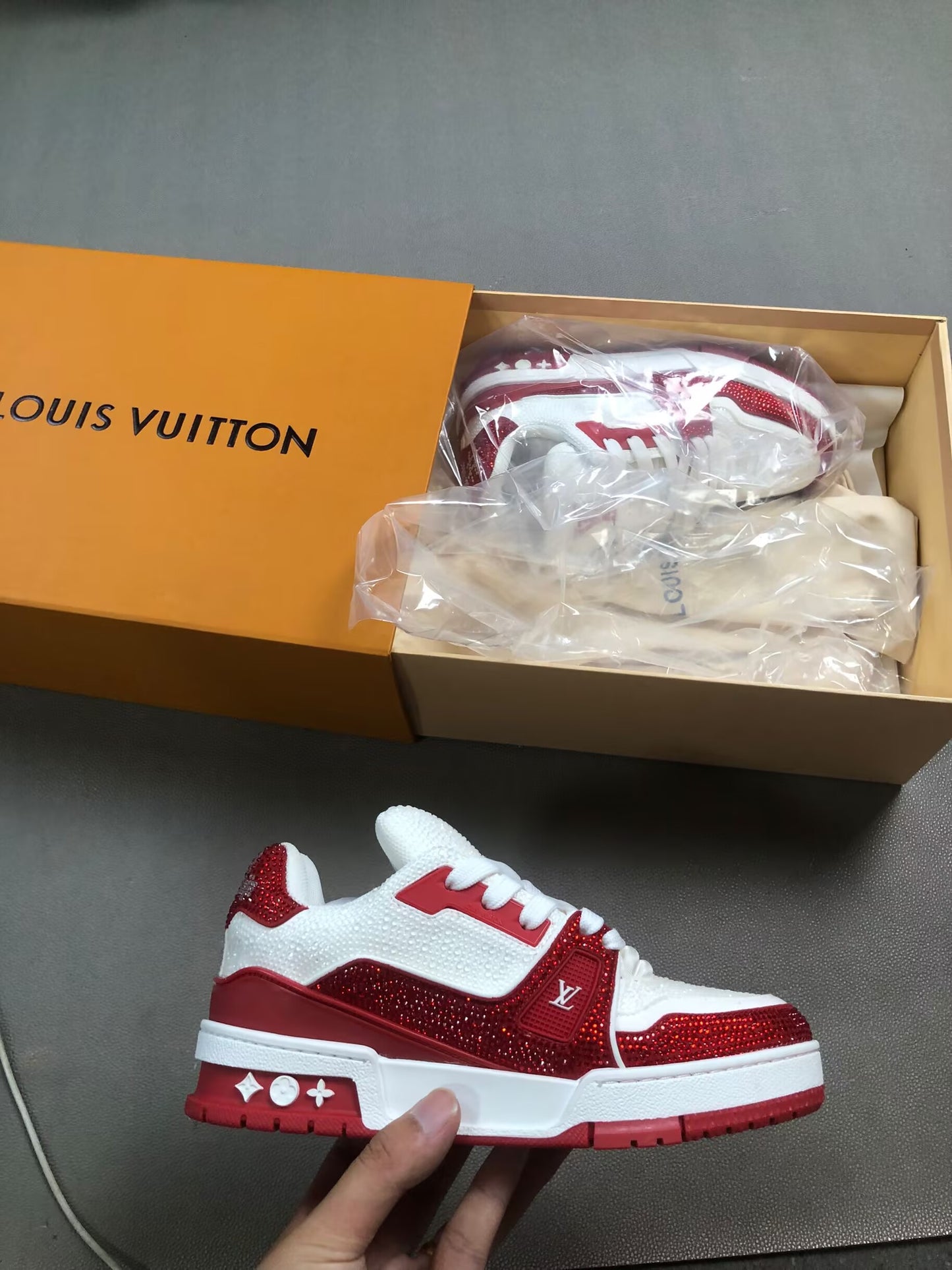 Louis Vuitton Skate Trainer Swarovski Monogram