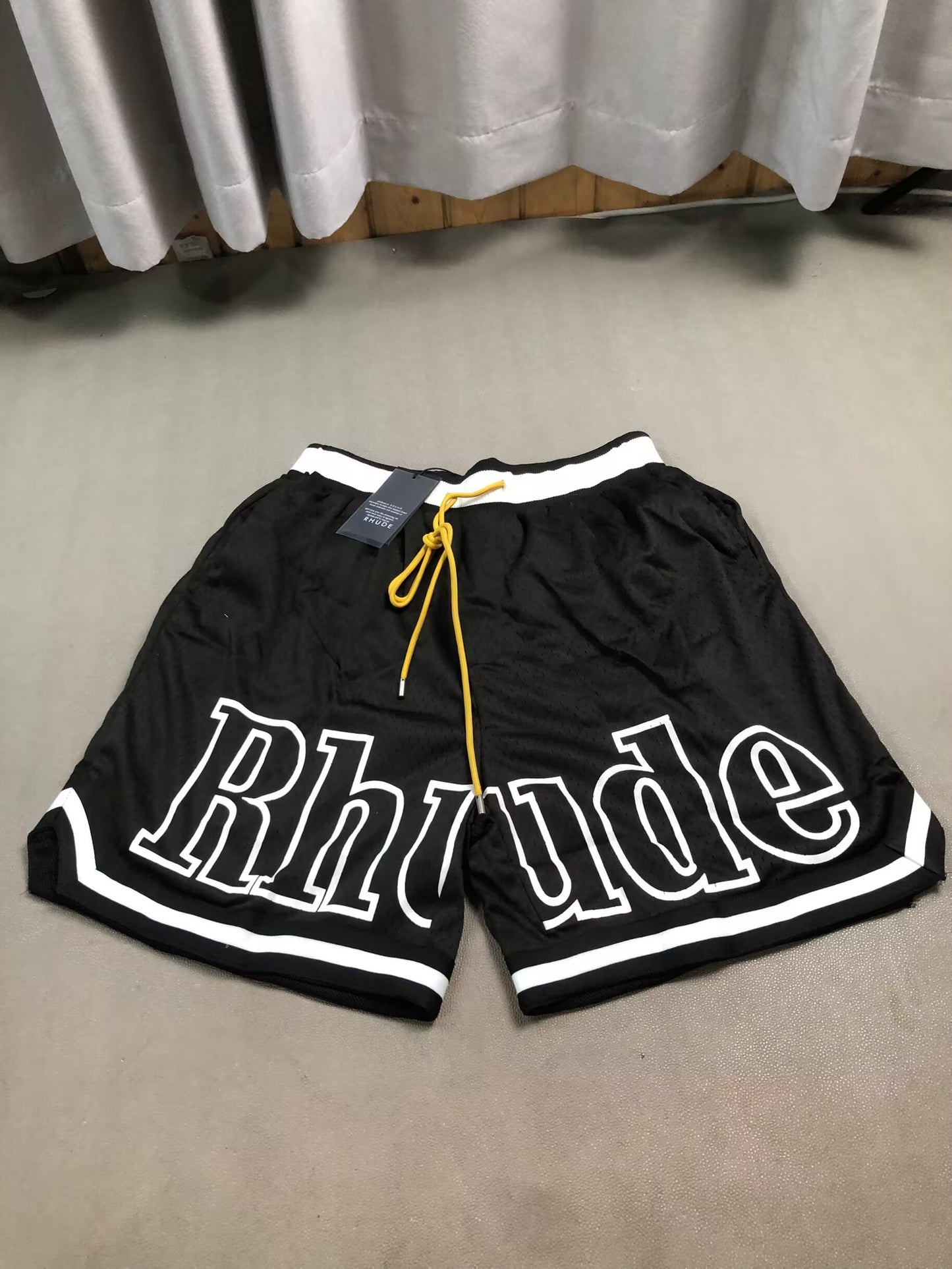 Rhude Basketball Logo Swim Short